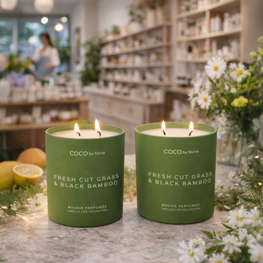 11oz Smells Like Fresh Cut Grass & Black Bamboo Candle