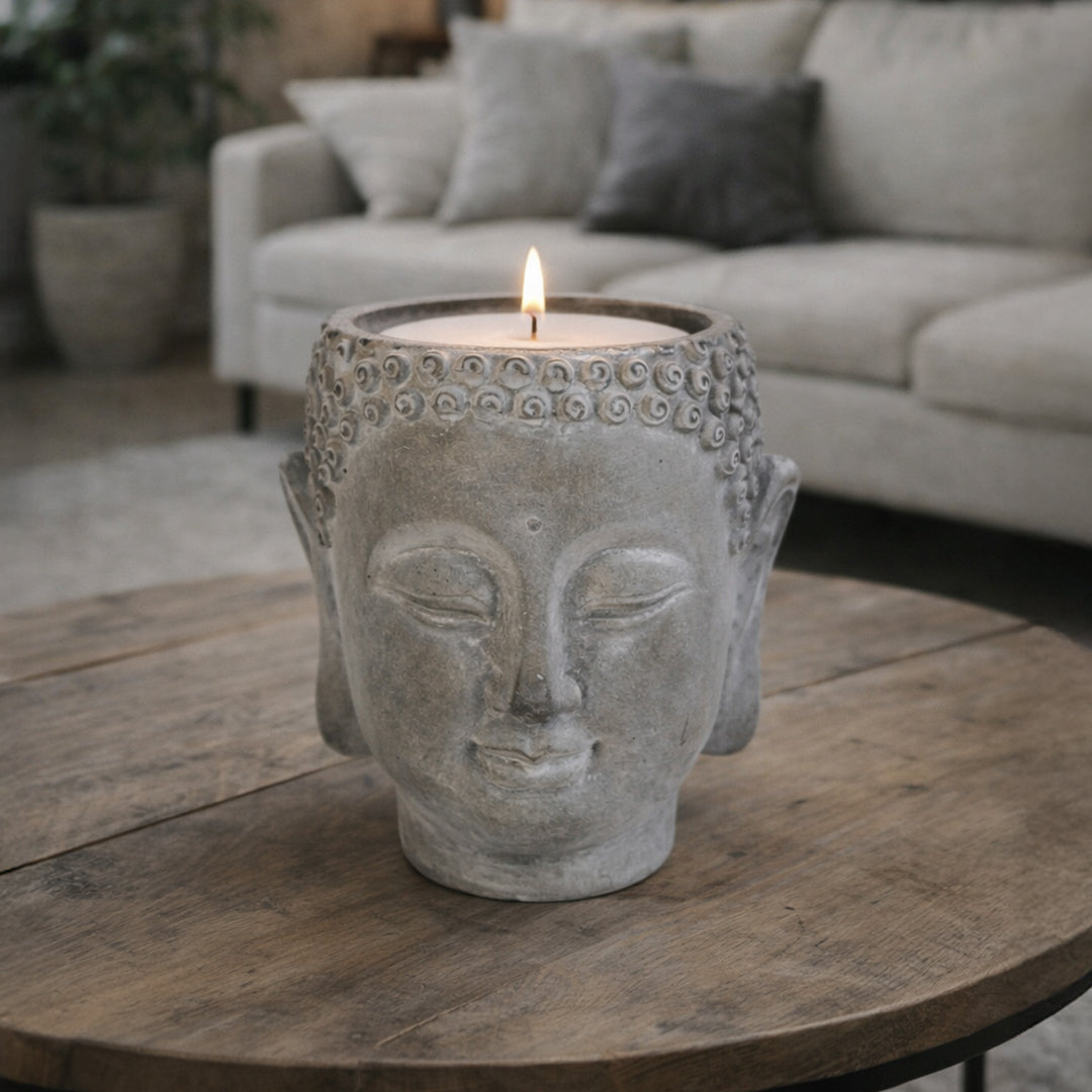 12oz Buddha Head Candle