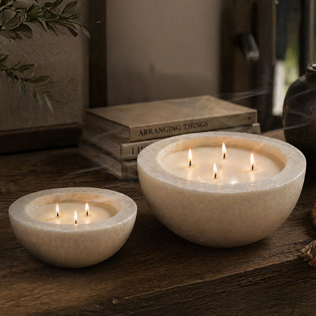20cm x 7cm Crystal Bowl Candle
