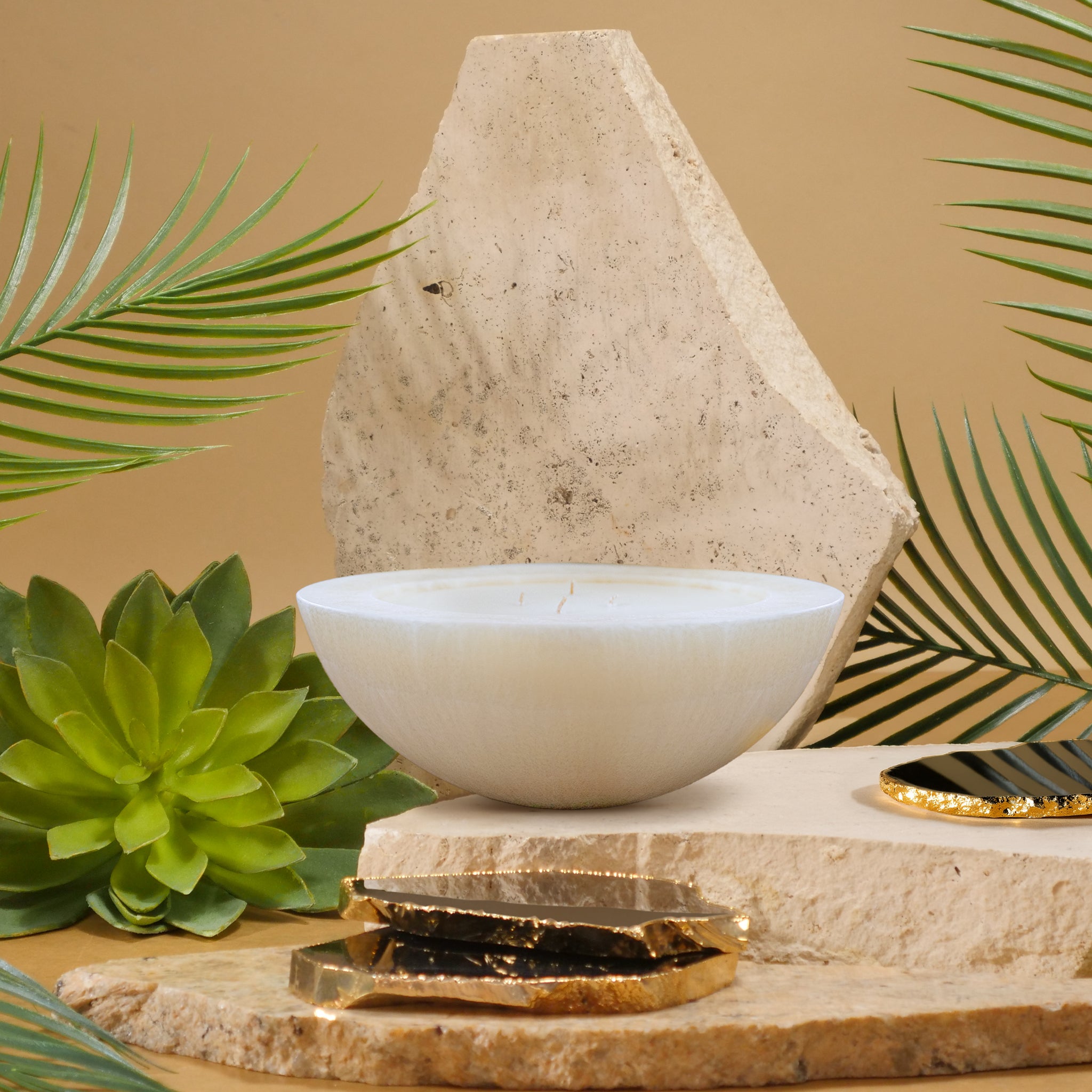 27cm x 10cm Crystal Bowl Candle