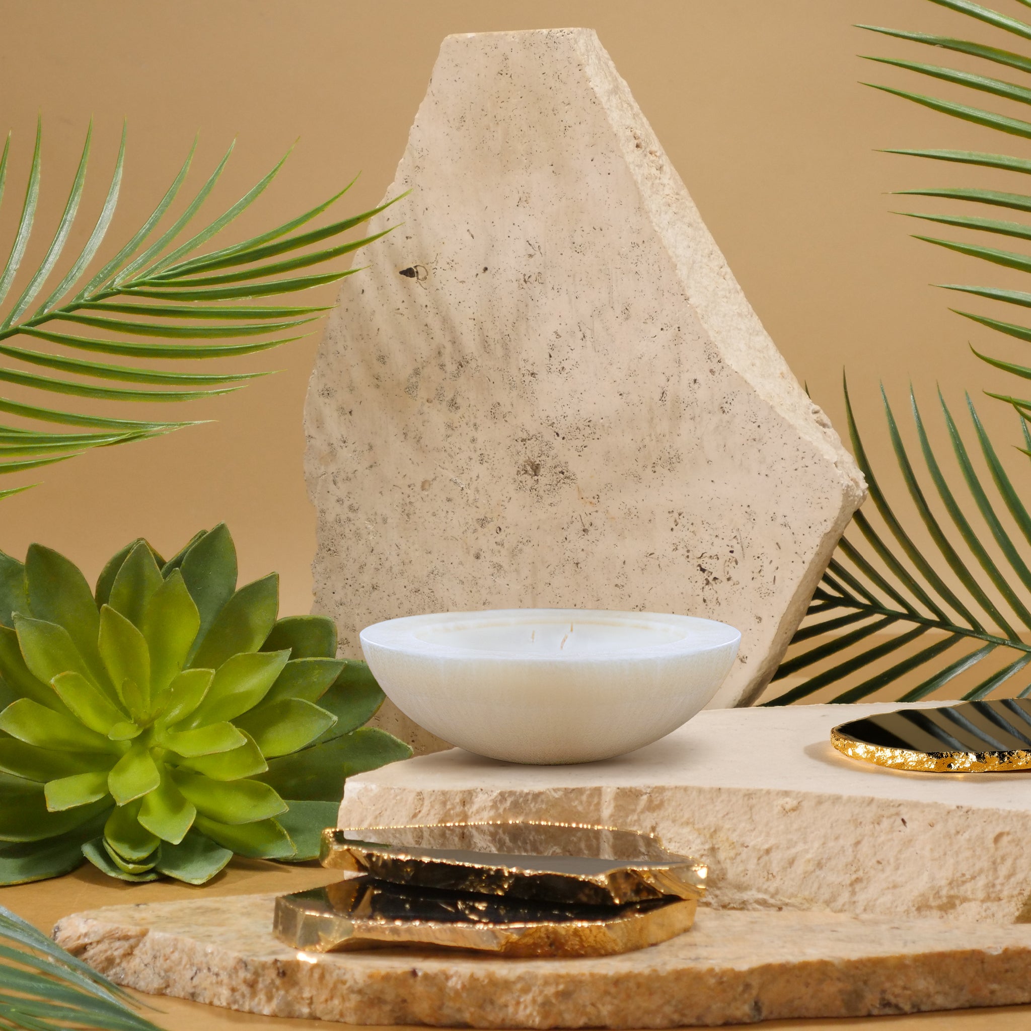 20cm x 7cm Crystal Bowl Candle