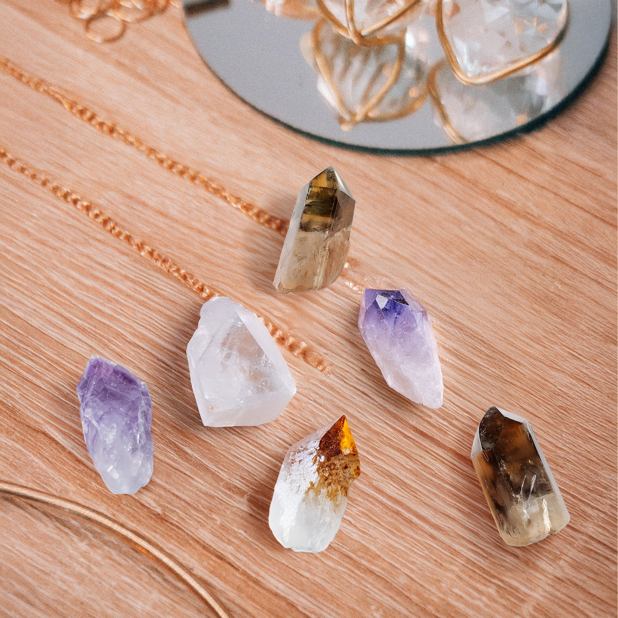 Clear Quartz Crystal Points