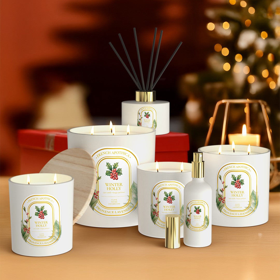 200ml French Apothica Winter Holly Diffuser