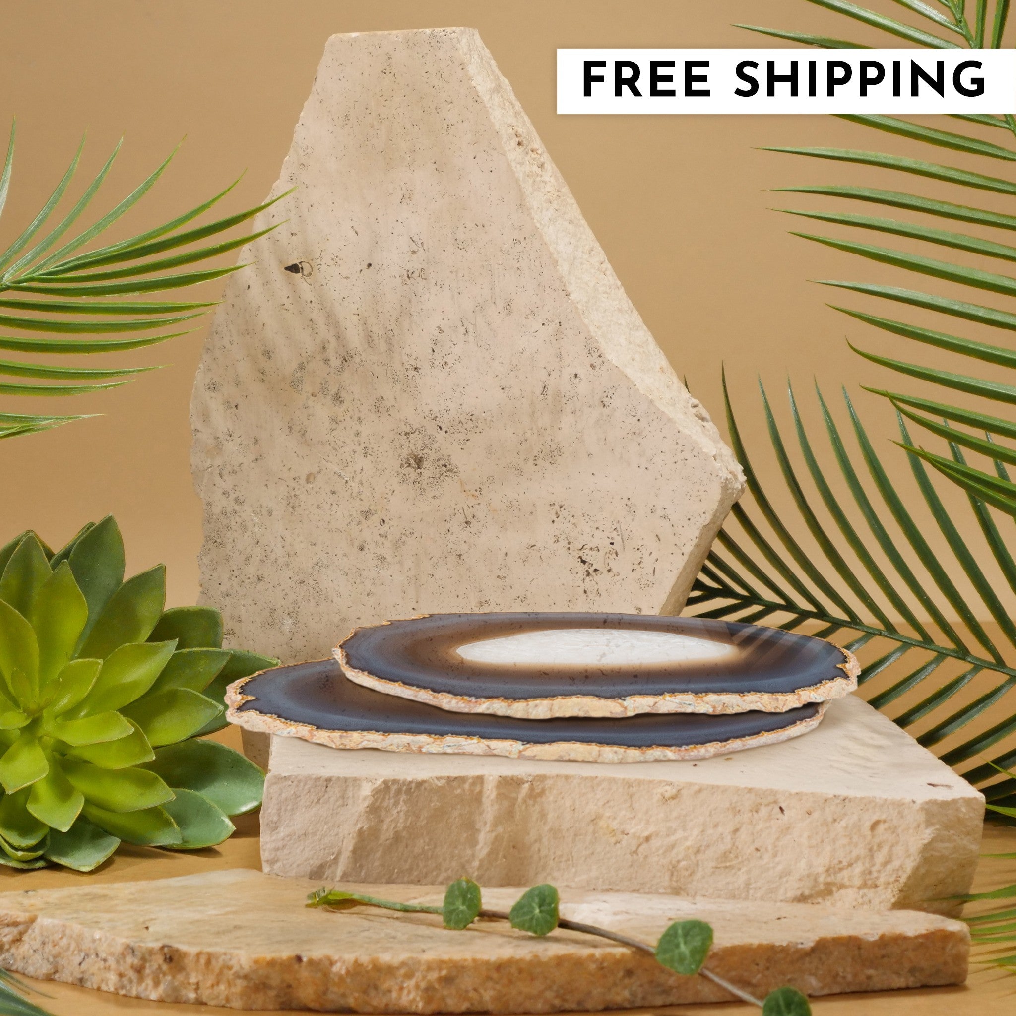 Natural Agate Coaster