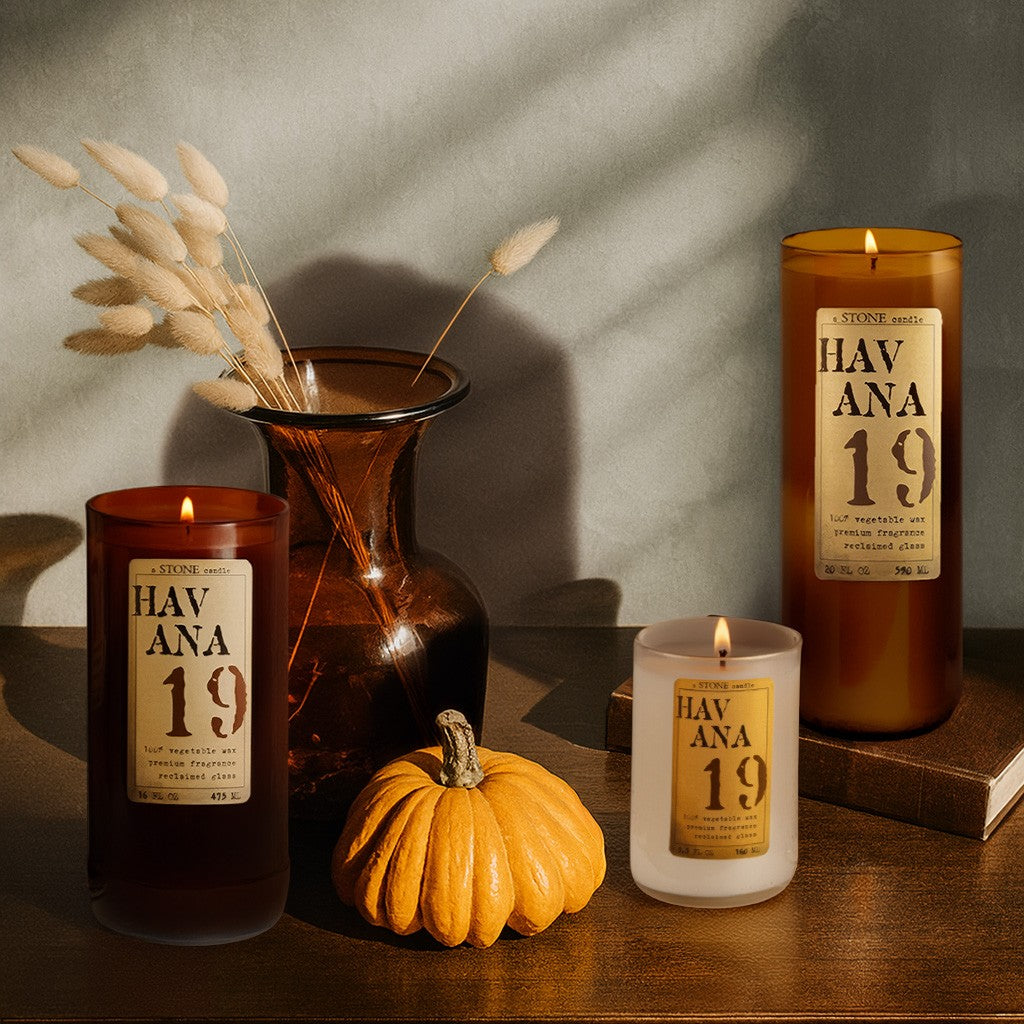 Everyday Reclaimed Bottle Candles