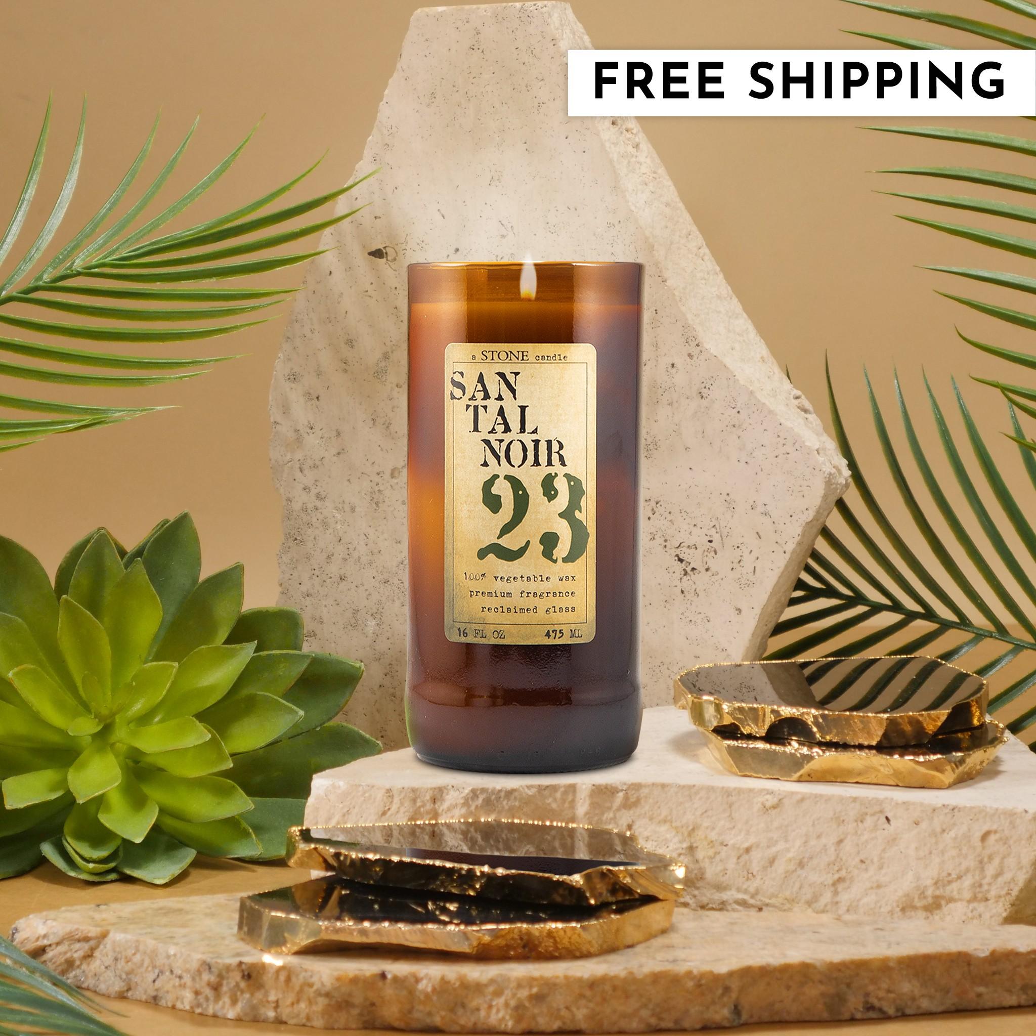 Everyday Reclaimed Bottle Candles