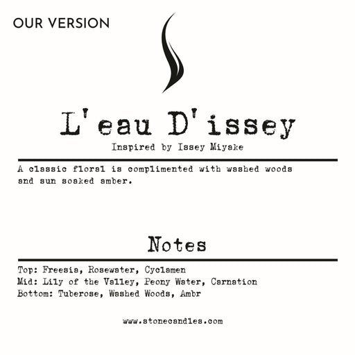L'Eau d'Issey (our version) Sample Scent Strip