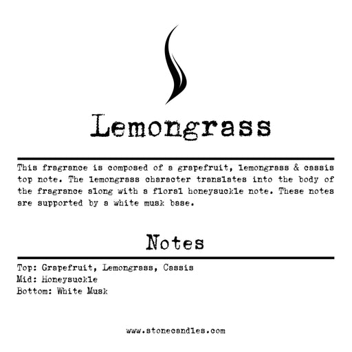 Lemongrass (Essential Oil) Sample Scent Strip