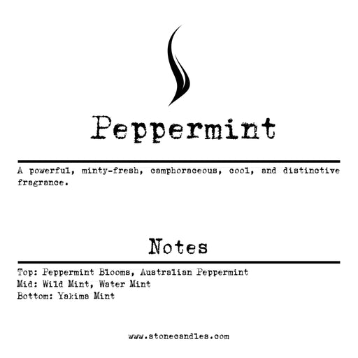 Peppermint (Essential Oil)  Sample Scent Strip
