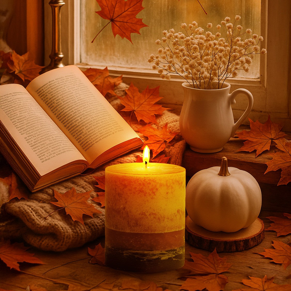 Mango Pillar Candles