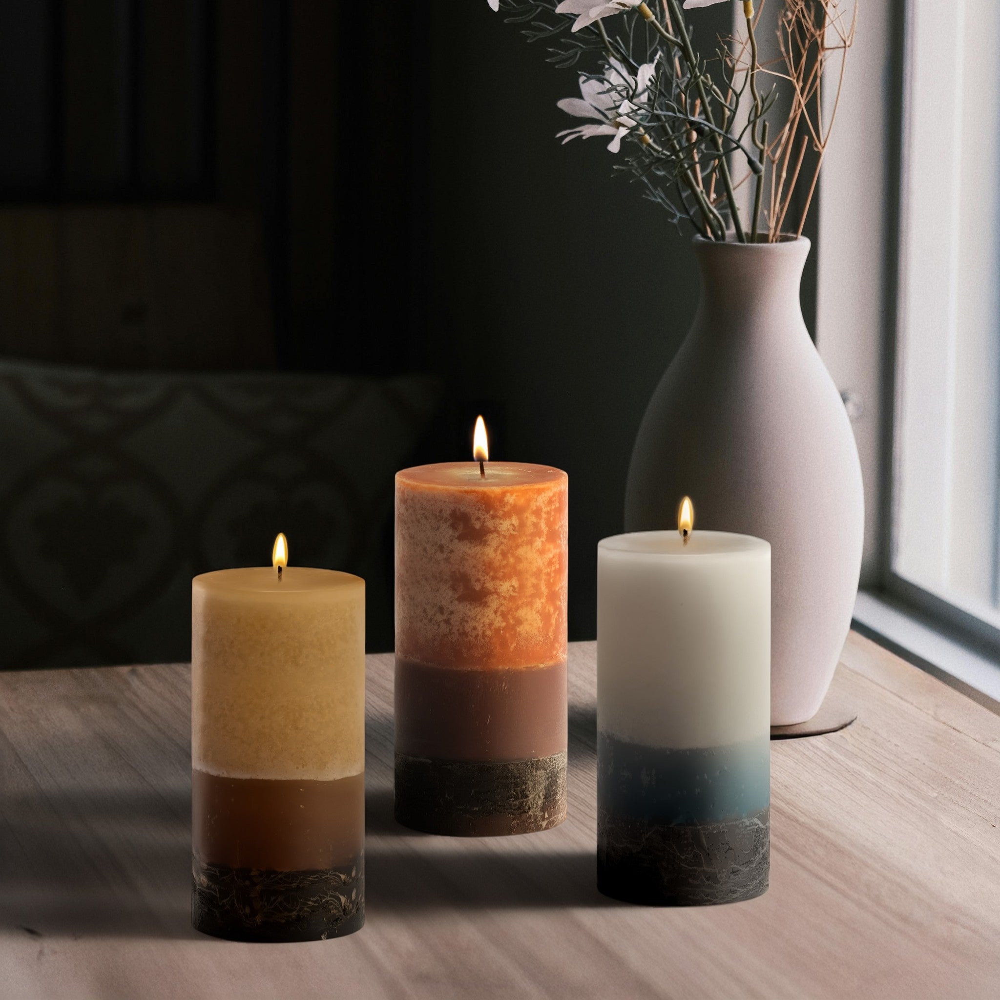 Scented Pillar Candles