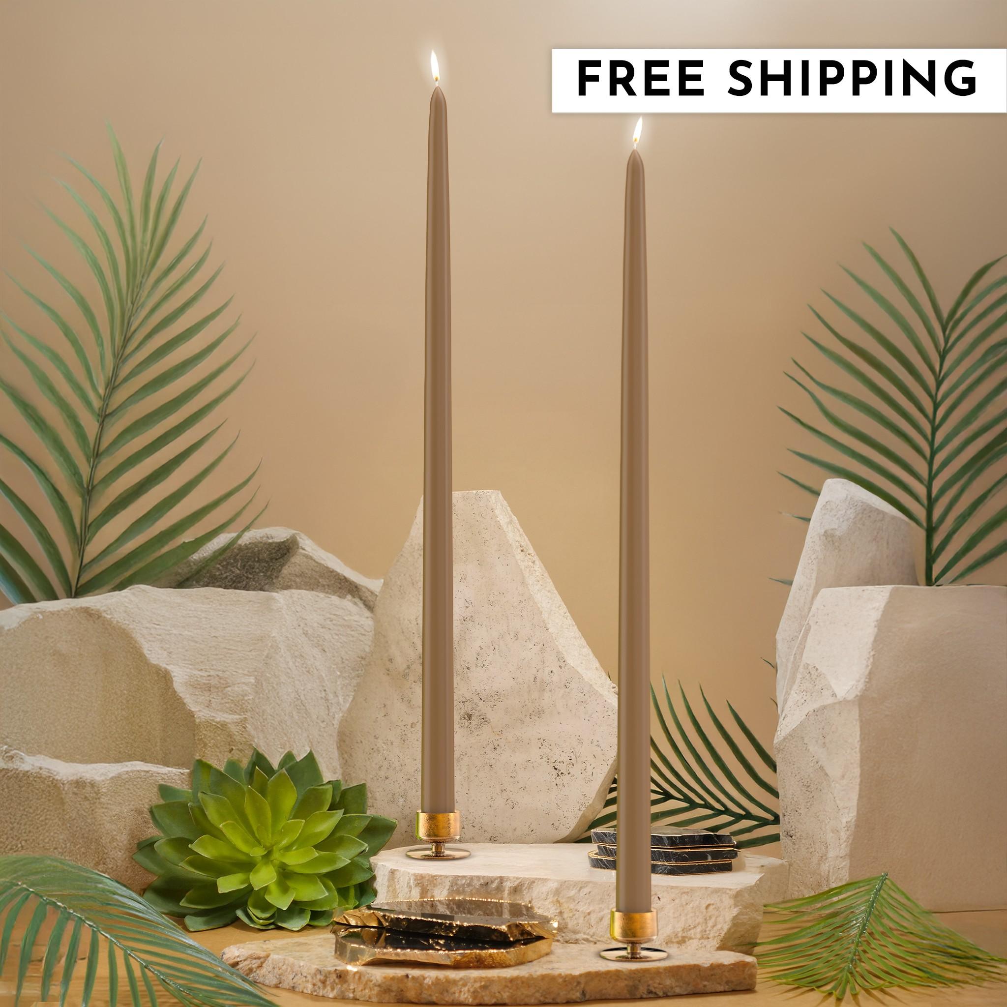 18" Joint Wick Brown Pair Candle