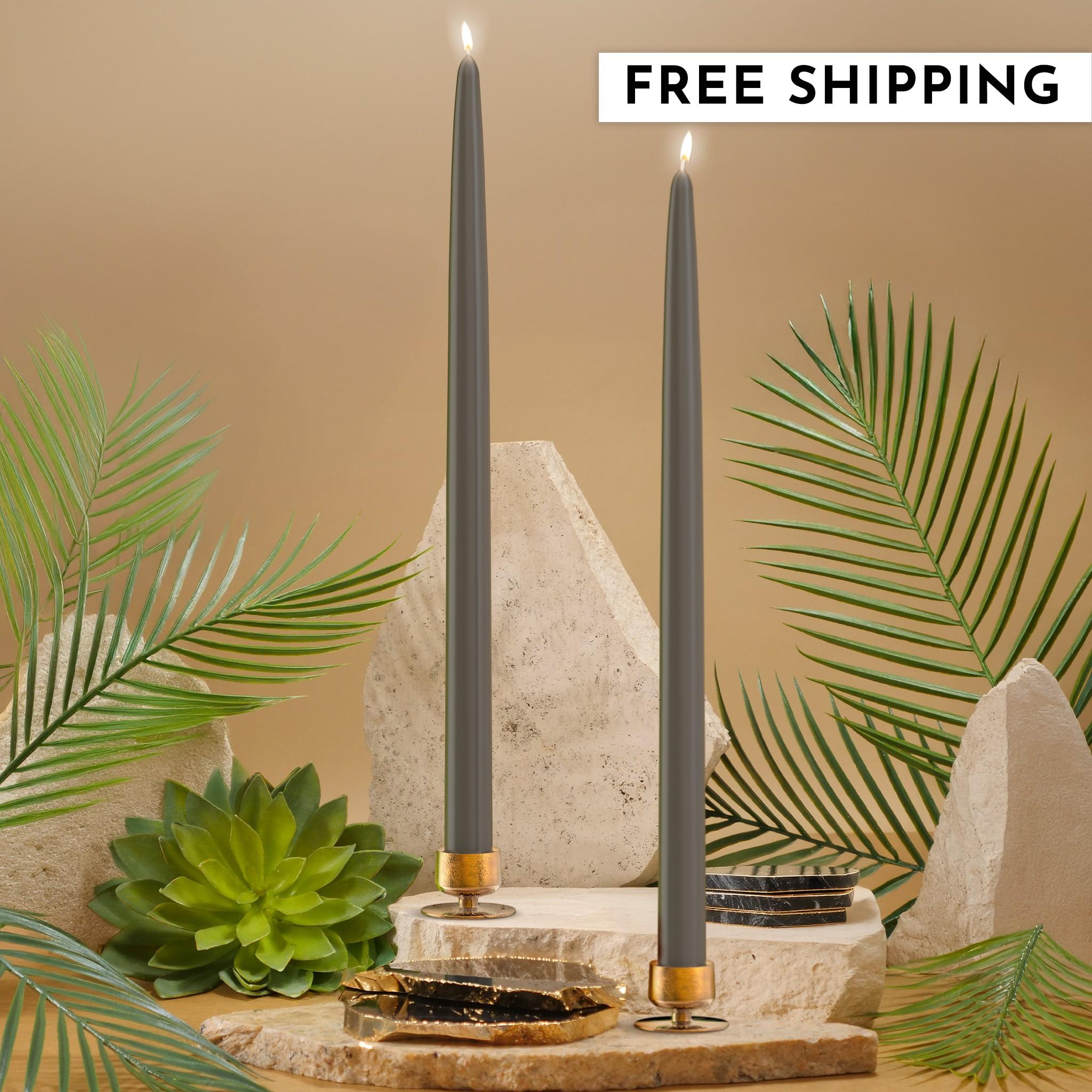 15" Joint Wick Charcoal Pair Candle
