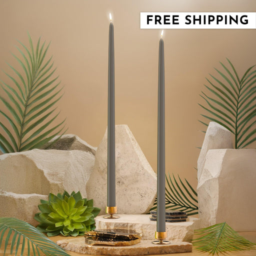 18" Joint Wick Charcoal Pair Candle