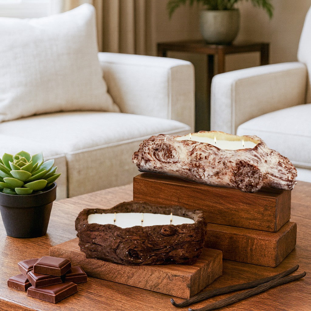 21oz Wood Log Candle