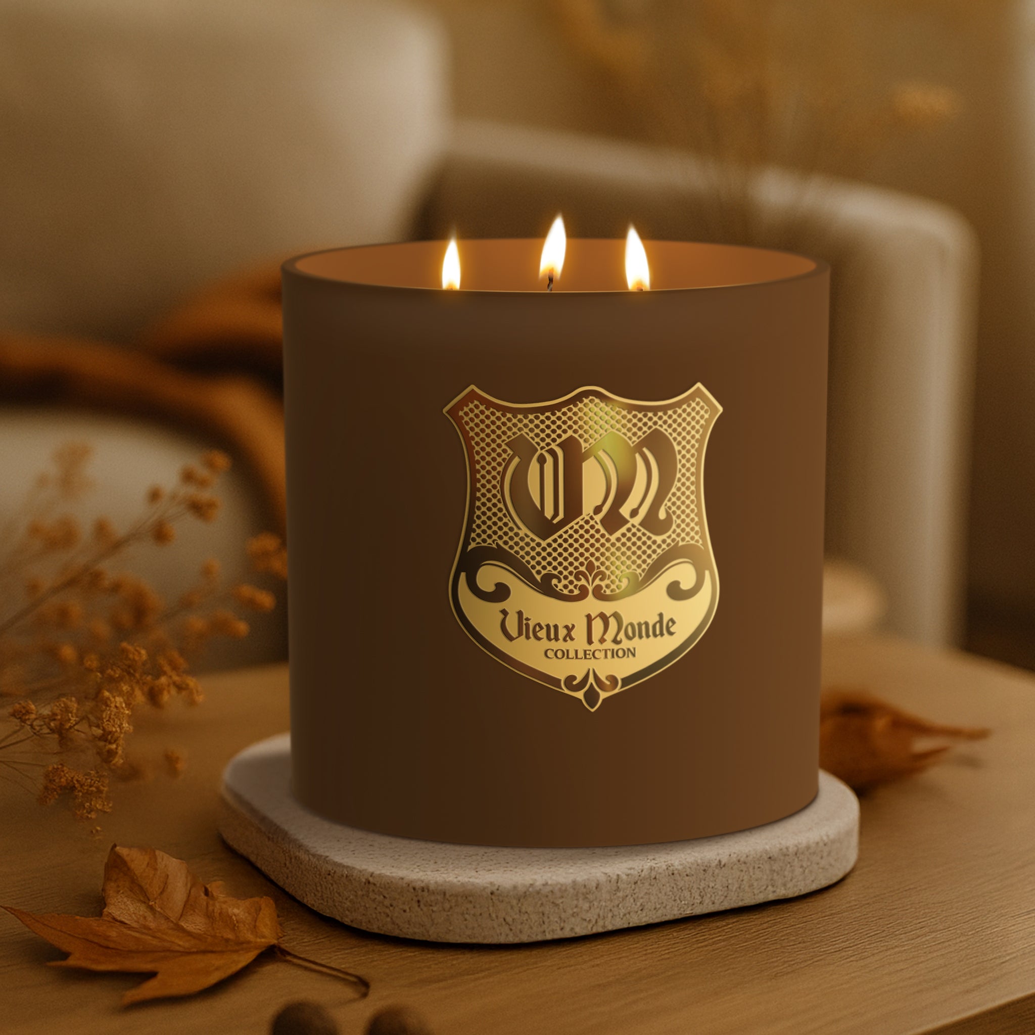 24oz Vieux Monde Oudwood Candle
