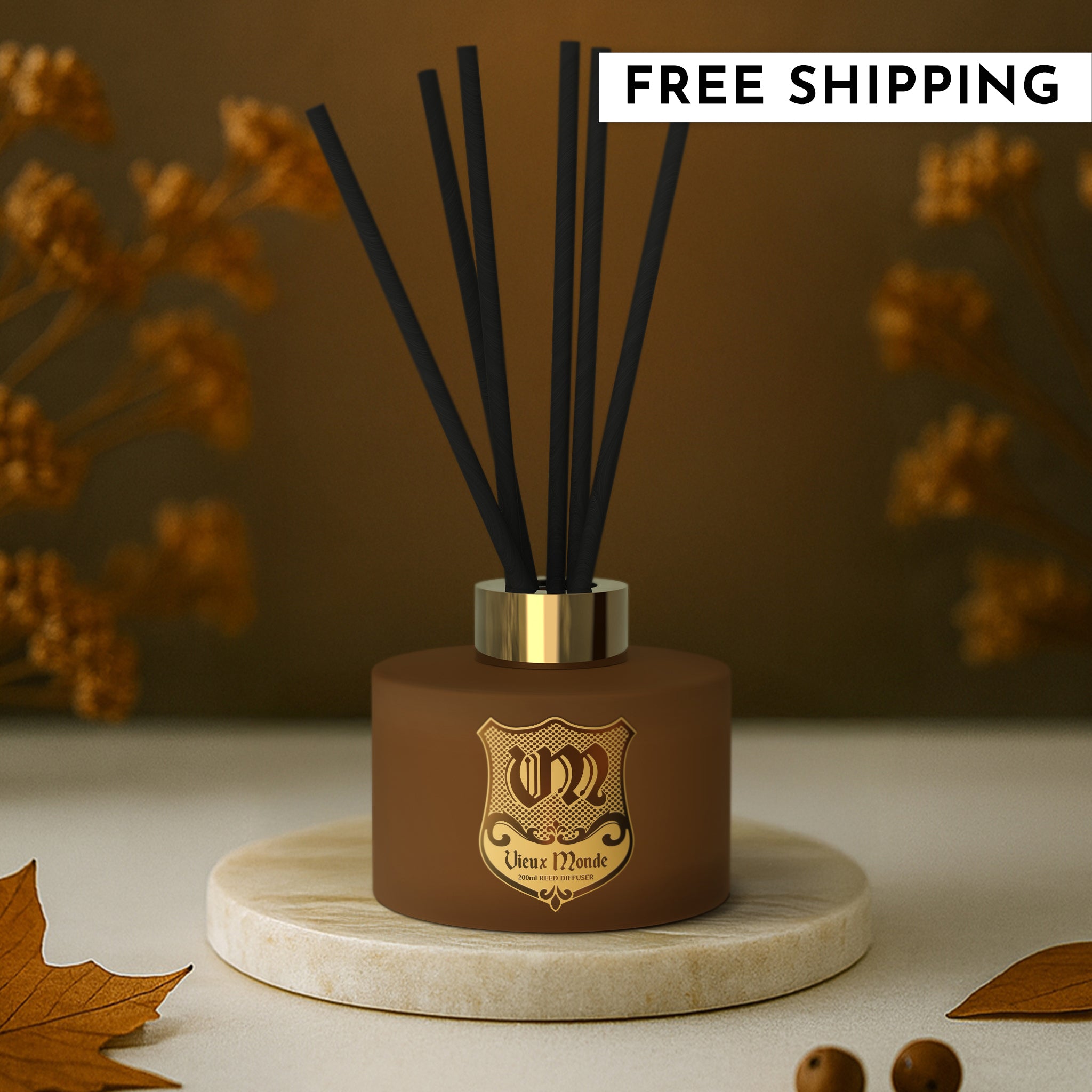 200ml Vieux Monde Oudwood Diffuser