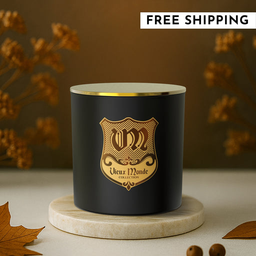 11oz Vieux Monde Tobacco Fireside Candle