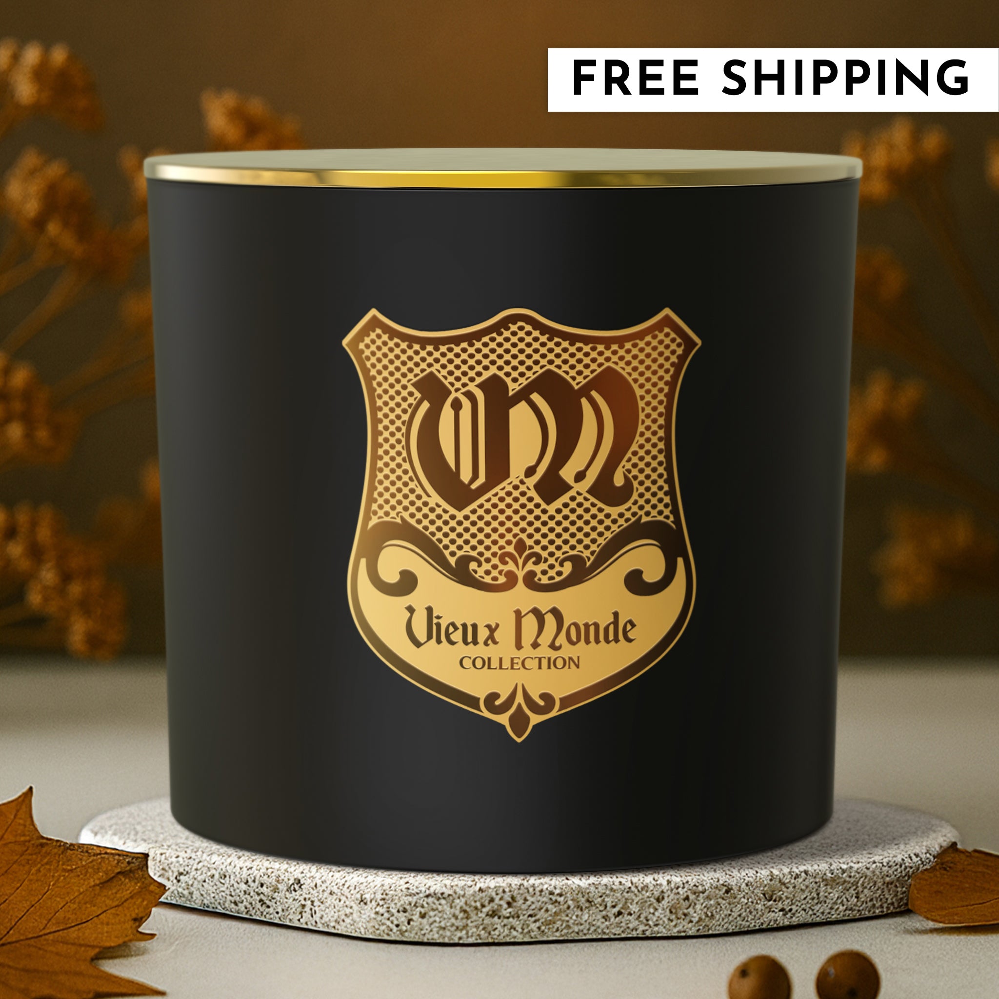 53oz Vieux Monde Tobacco Fireside Candle