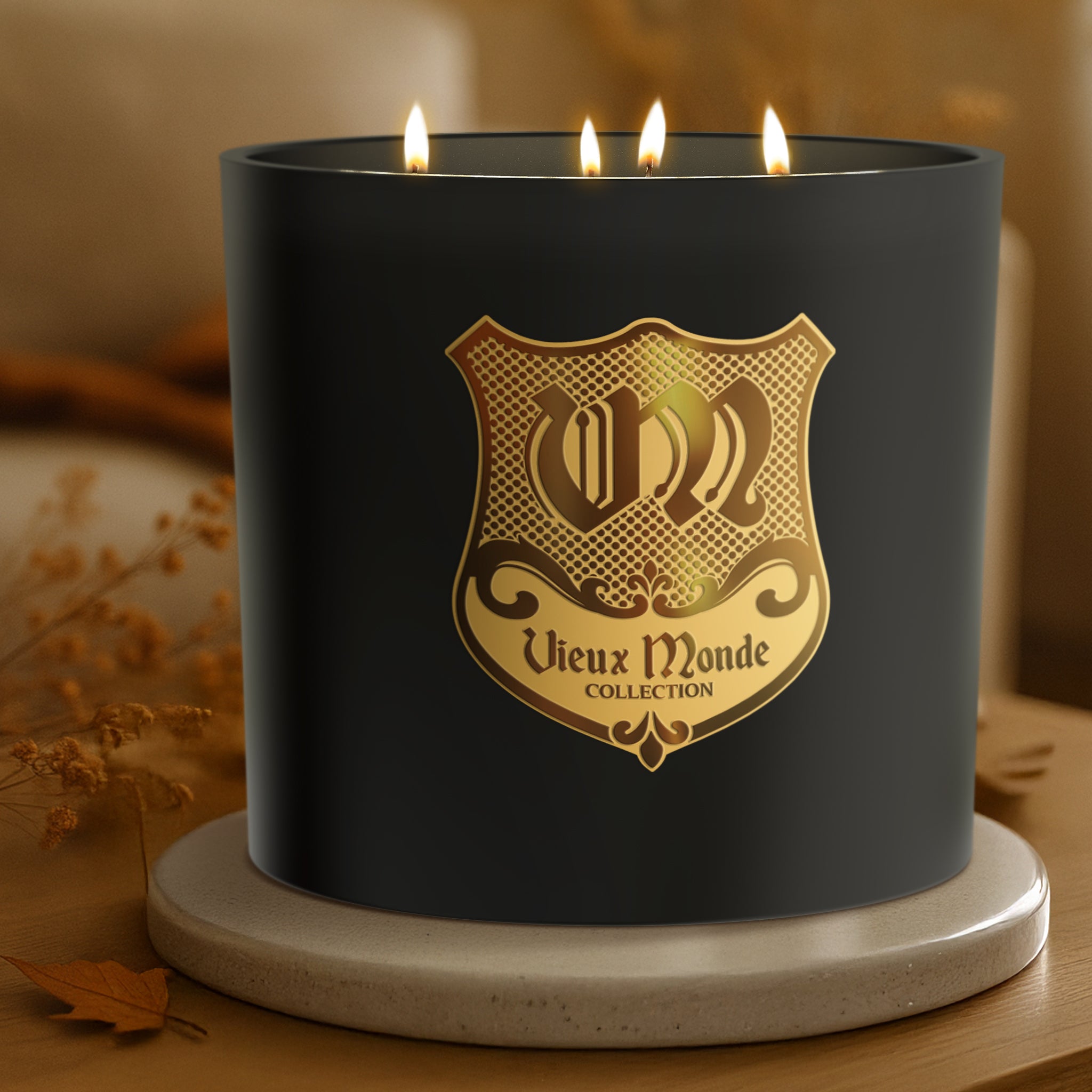 53oz Vieux Monde Tobacco Fireside Candle