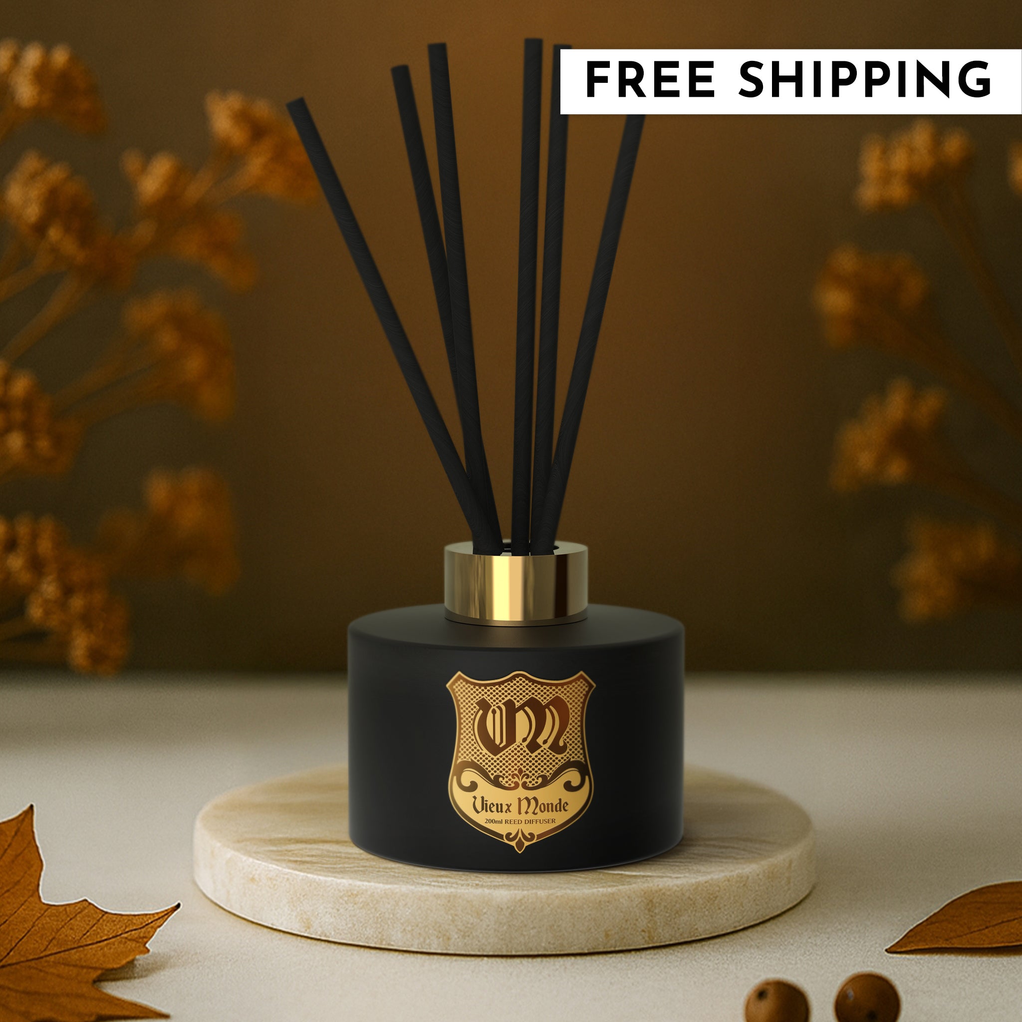 200ml Vieux Monde Tobacco Fireside Diffuser