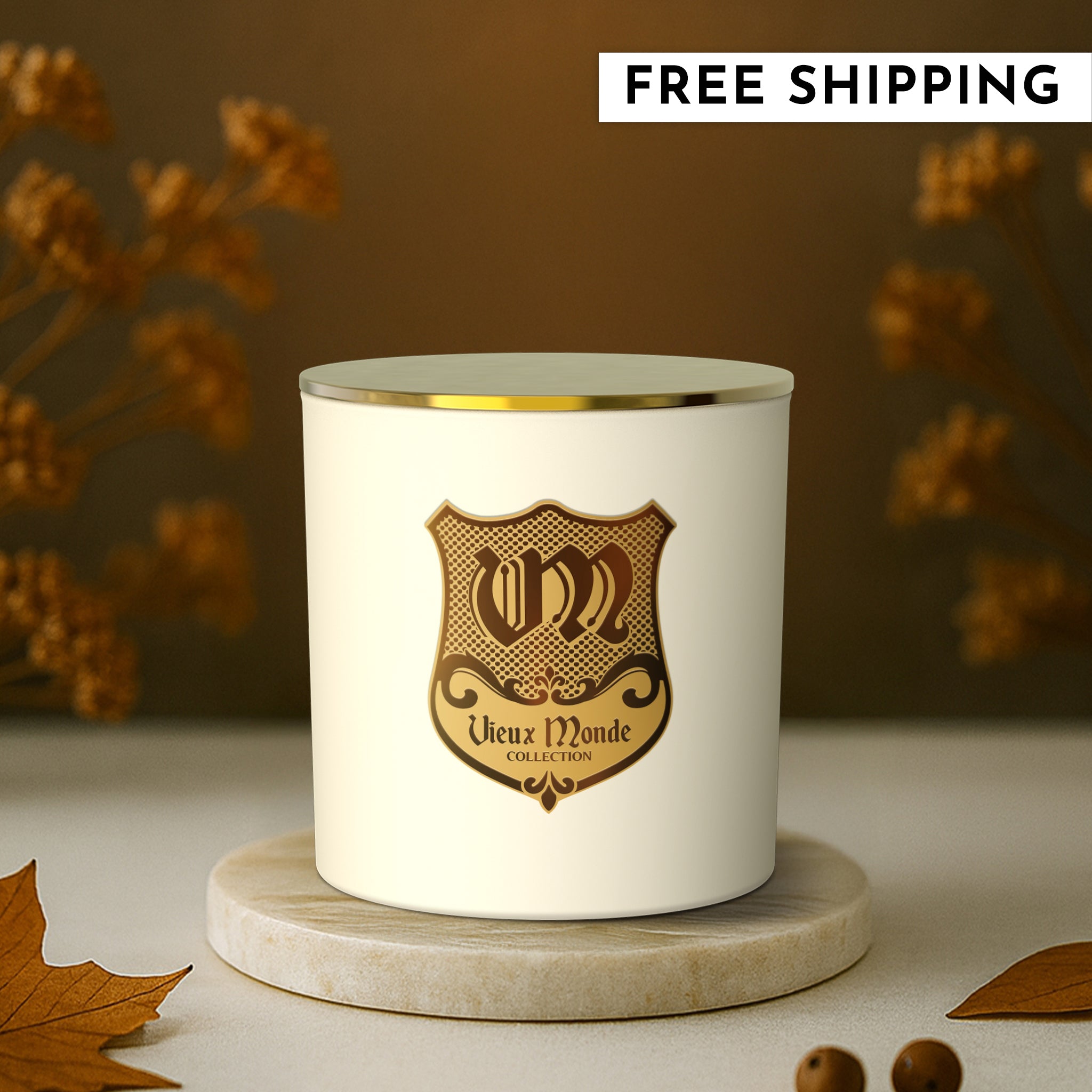 15oz Vieux Monde Pumpkin Spice Candle