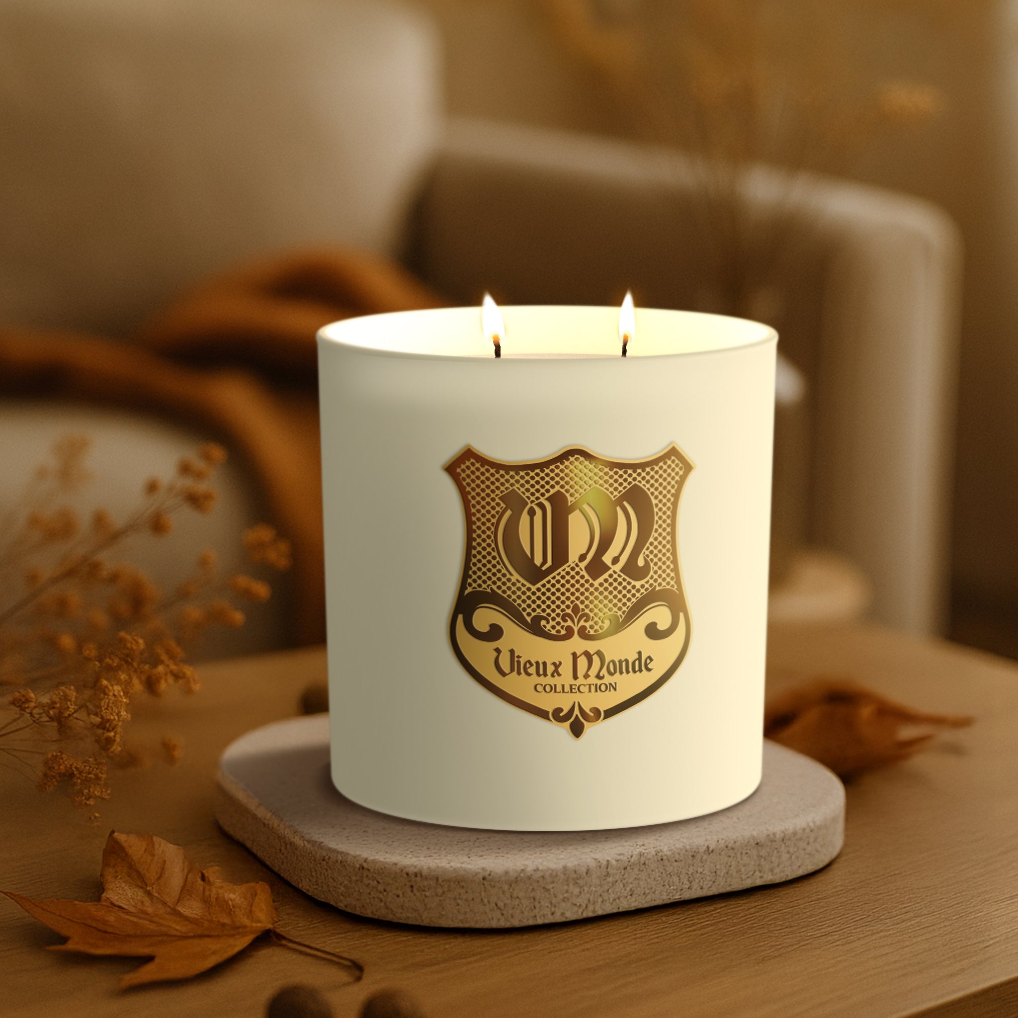 15oz Vieux Monde Pumpkin Spice Candle