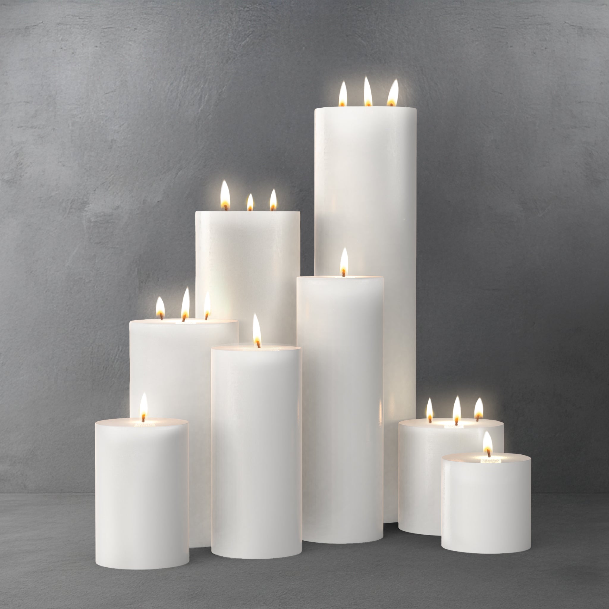 4"x4" ($7.83 each)┃12pcs/case┃Long burn time,4"x6" ($11.99 each)┃4pcs/case┃Long burn time,4"x9" ($17.74 each)┃4pcs/case┃Long burn time,4"x12" ($23.98 each)┃2pcs/case┃Long burn time,5"x5" ($15.98 each)┃2pcs/case┃Long burn time,5"x10" ($30.98 each)┃2pcs/case┃Long burn time,5"x15" ($34.48 each)┃2pcs/case┃Long burn time,5"x20" ($55.48 each)┃2pcs/case┃Long burn time