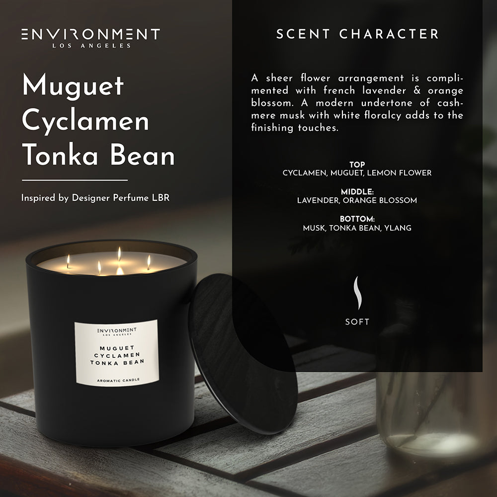 55oz Muguet | Cyclamen | Tonka Bean Candle (Inspired by YSL Libre®)