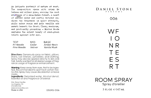 5oz Room Spray - Daniel Stone Winter Forest