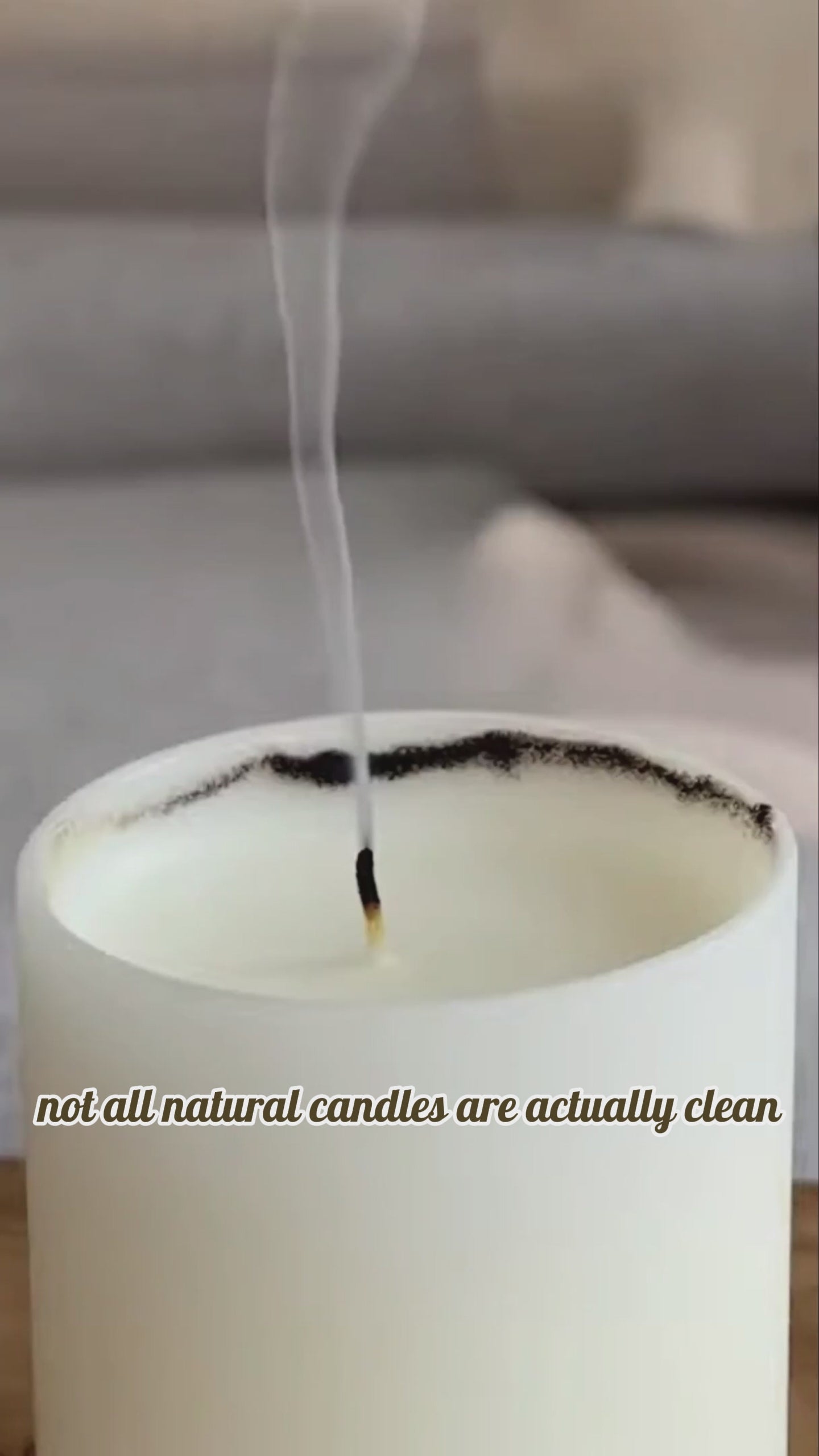 White Tea Natural Coconut Apricot Wax Candle