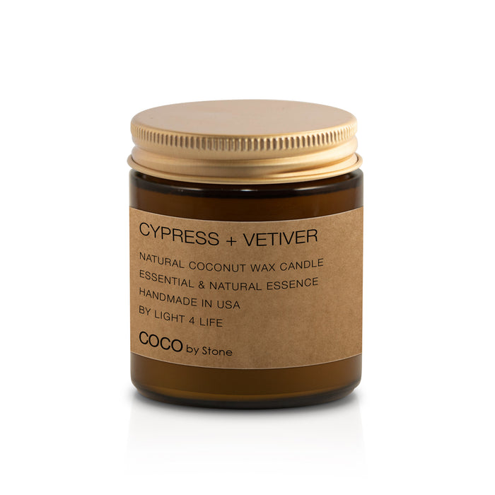 3.5oz Cypress + Vetiver Coconut Wax Candle