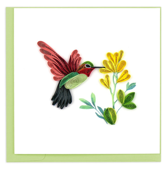 Message Card Hummingbird
