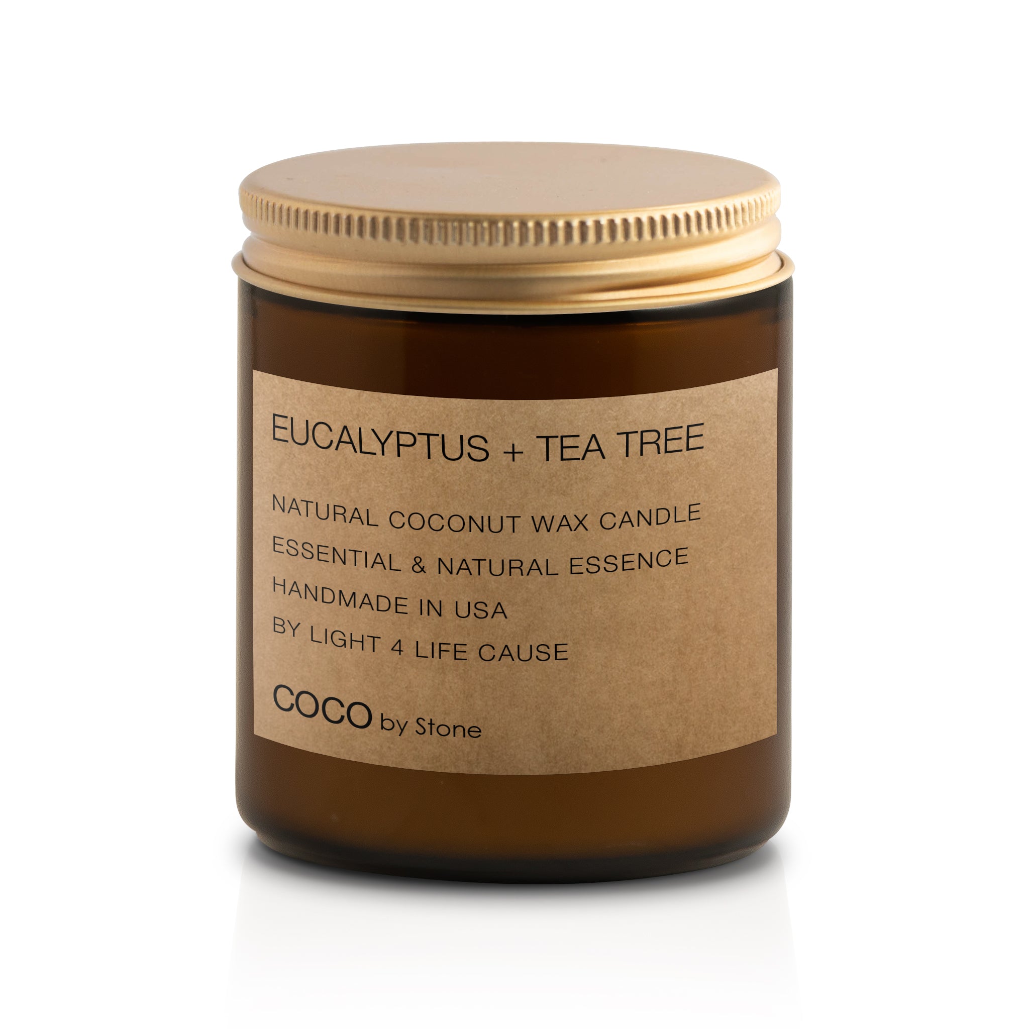 7.2oz Eucalyptus + Tea Tree Coconut Wax Candle