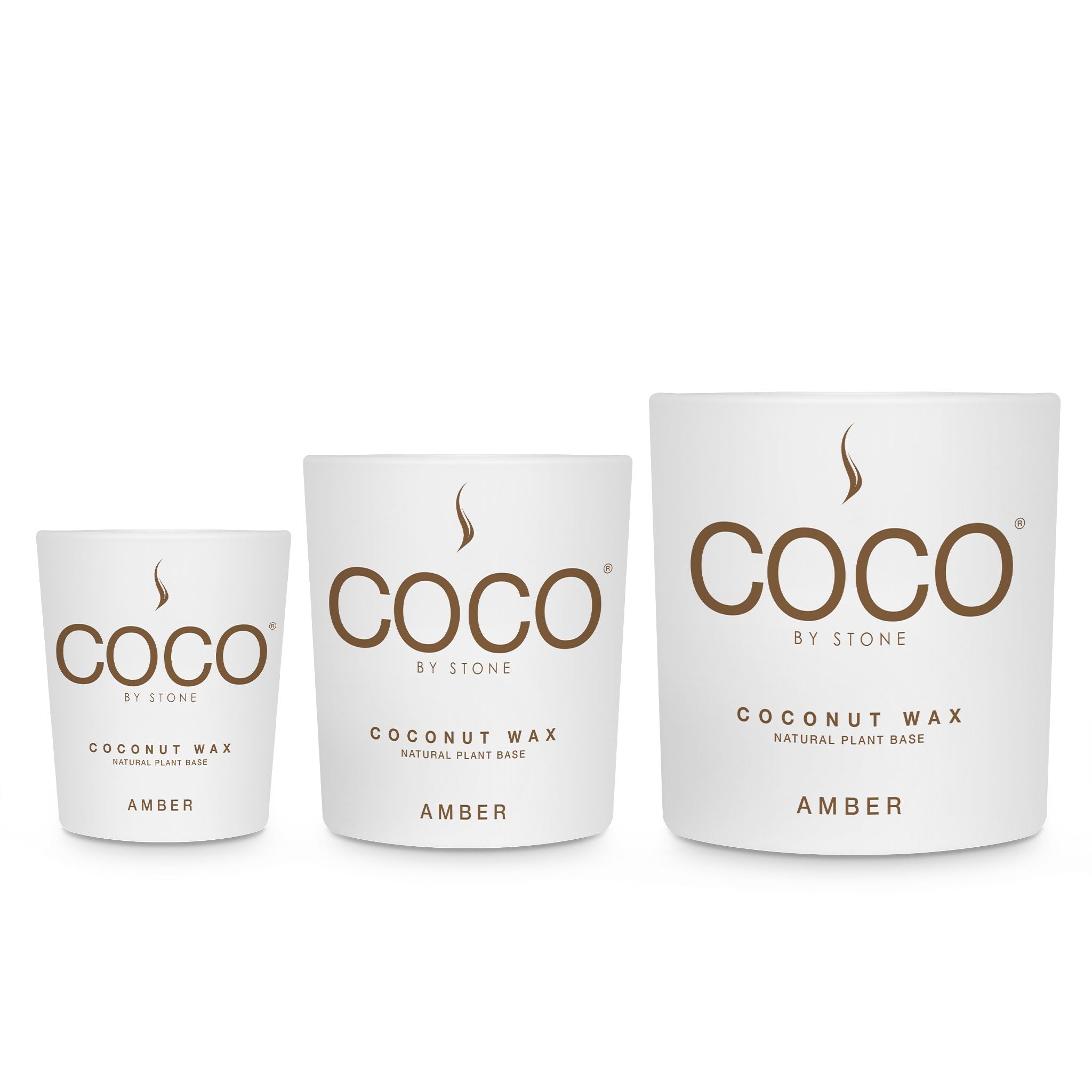 Coco by Stone Candles Amber Group Front