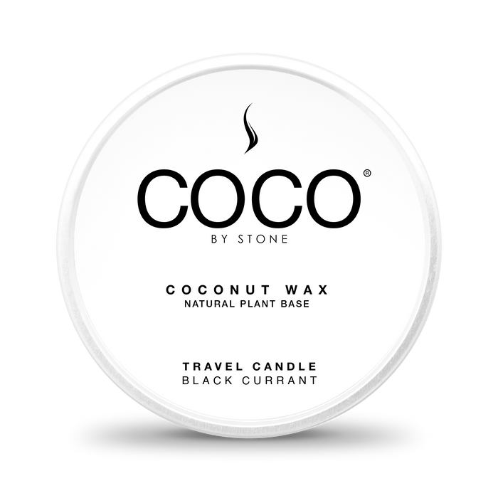 3.5oz Black Currant Coconut Wax Travel Tin Candle