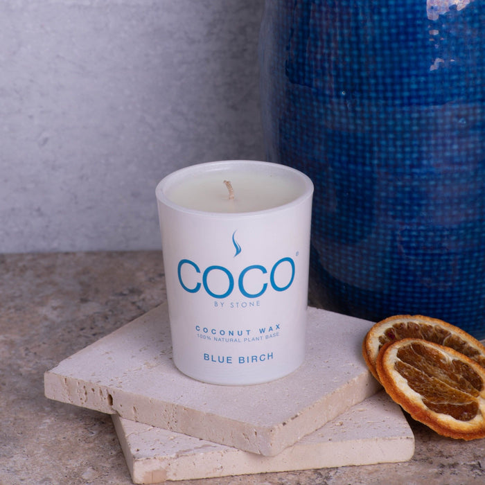 Blue Birch Coconut Wax Candle 2.5oz