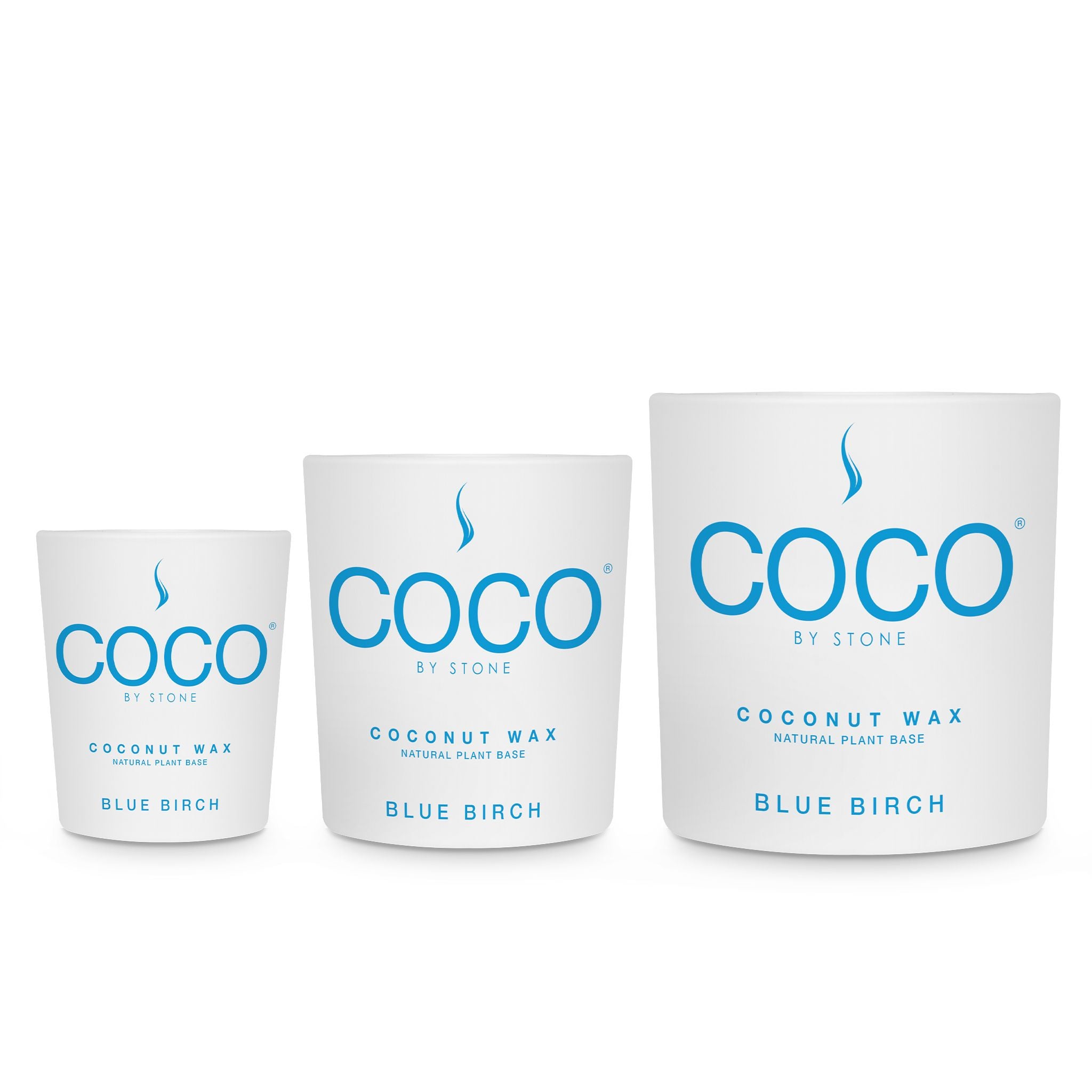 Coco by Stone Candles Blue Birch Group Front
