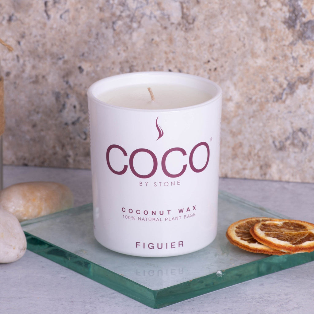 COCO Coconut Wax Candles Coconut Candles Stone Candle Bar — Stone