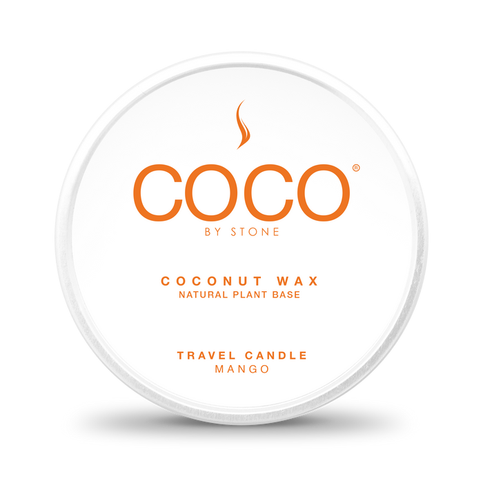 3.5oz Mango Coconut Wax Travel Tin Candle