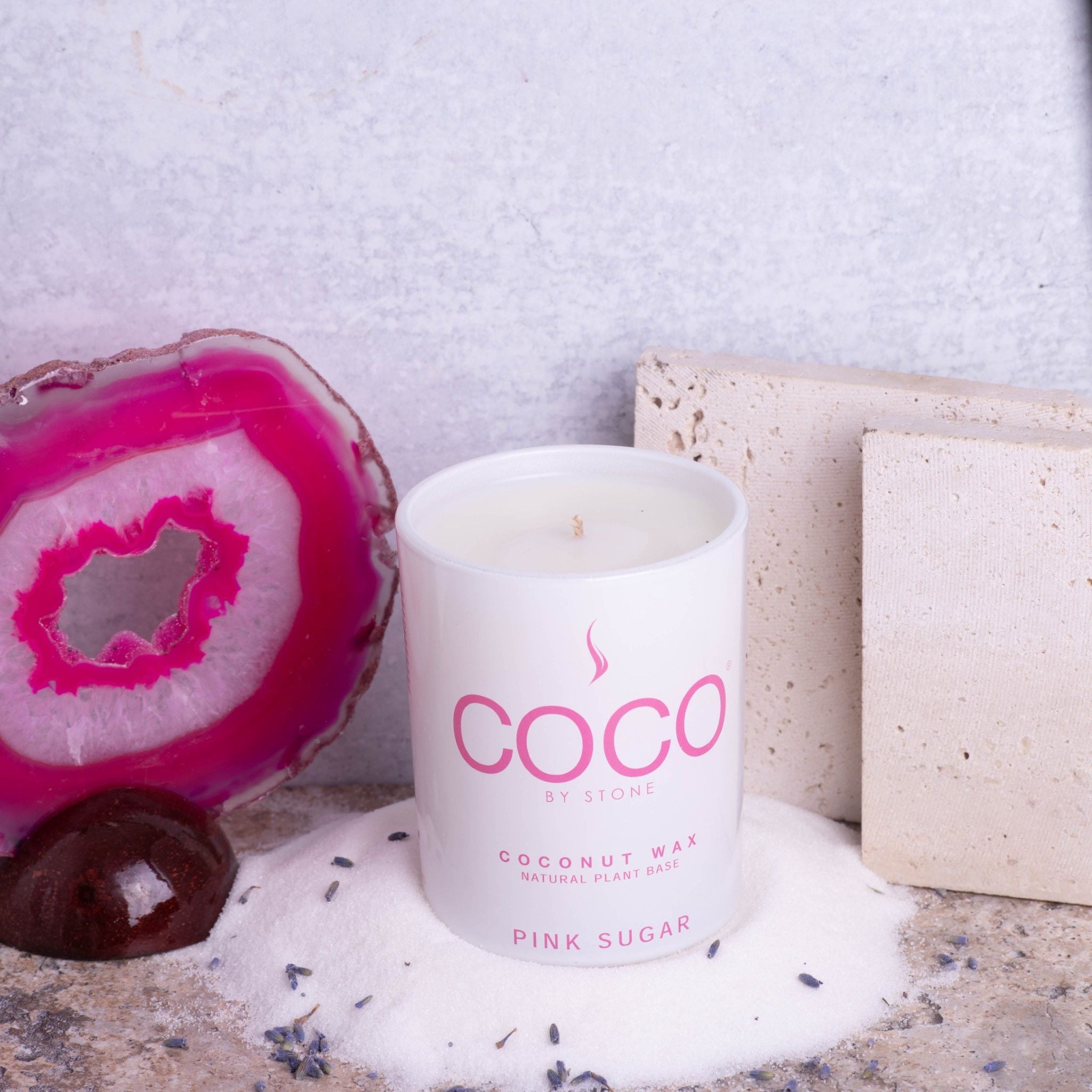 Pink Sugar Coconut Wax Candle
