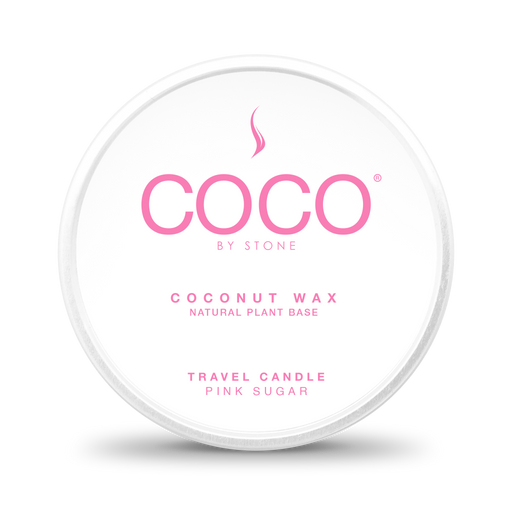 3.5oz Pink Sugar Coconut Wax Travel Tin Candle