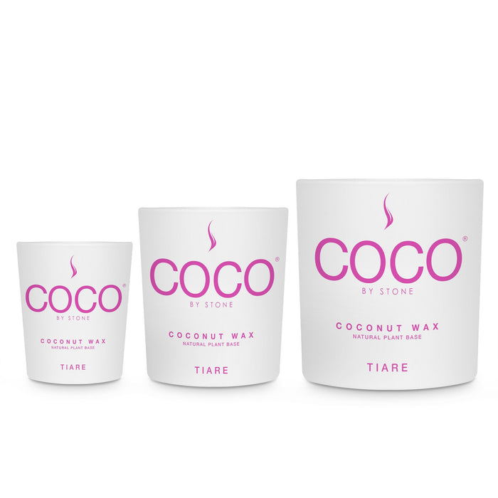 Coco by Stone Candles Tiare Group Front