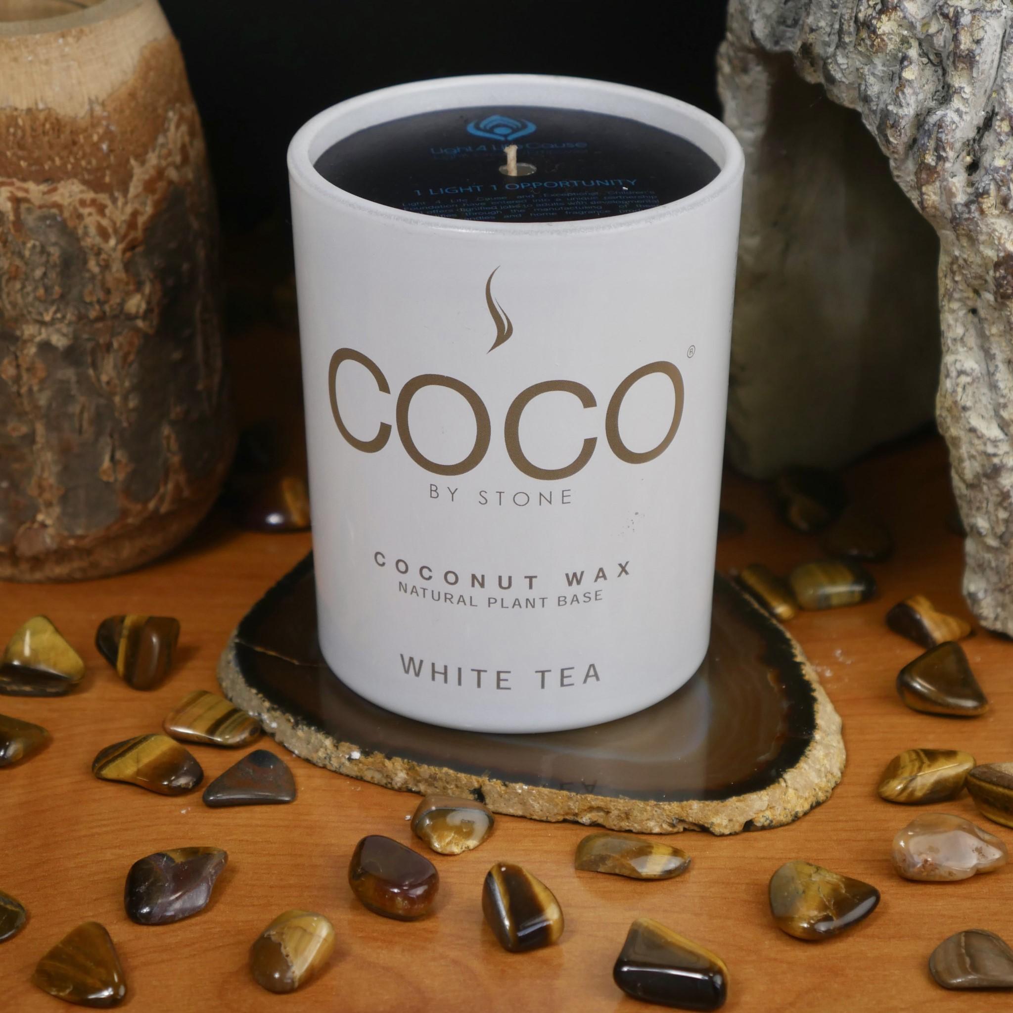 White Tea Coconut Wax Candle