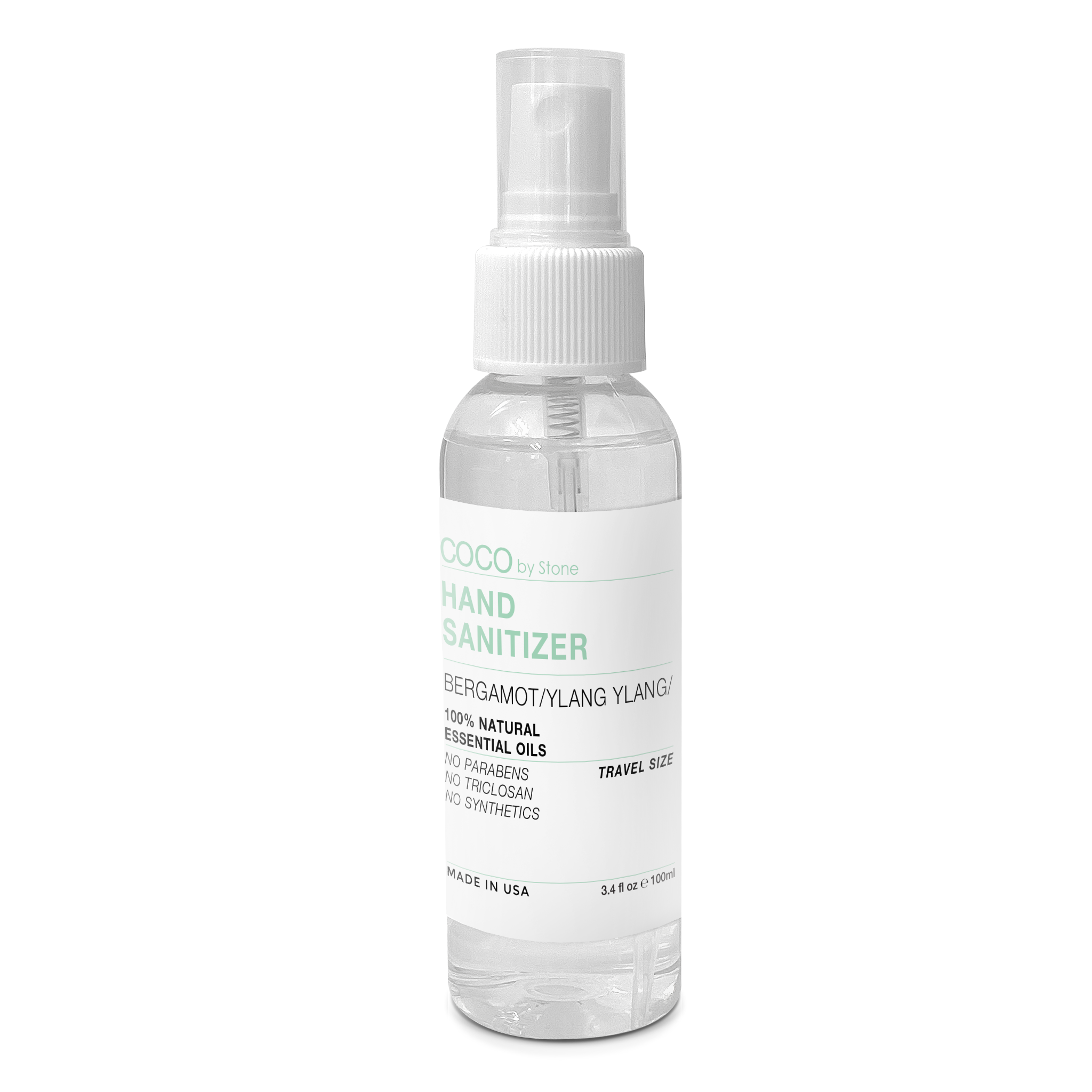 Coco by Stone Hand Sanitizers Bergamot/Ylang Ylang Ethyl Alcohol