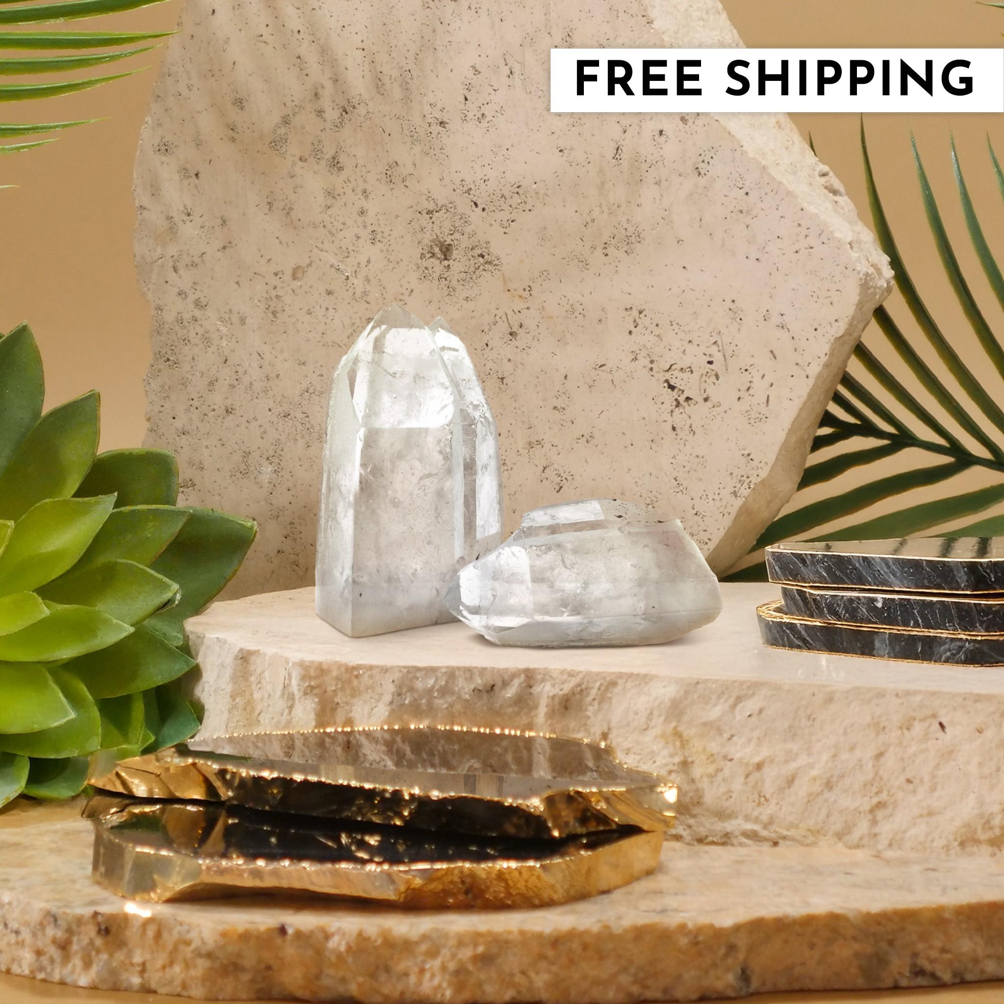 Clear Quartz Crystal Points