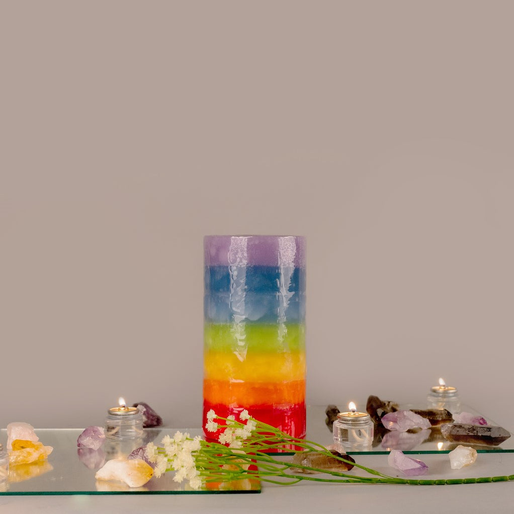 3x6 Chakra Candle — Stone Candles