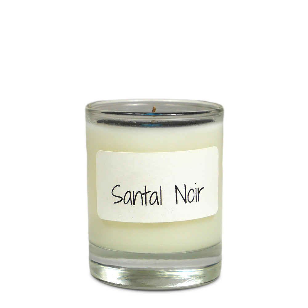 Santal Noir Votive Glass Candle
