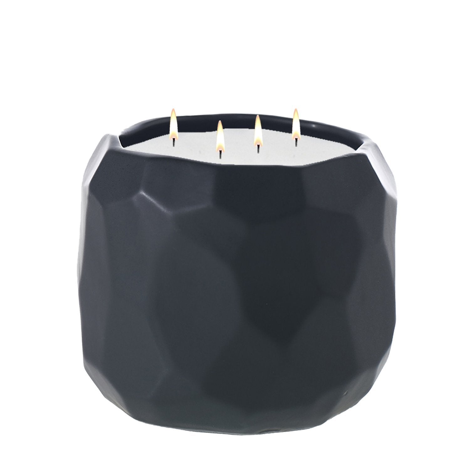 Black Discover Pot Ceramic Candle