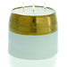Stone Candles Decor White and Gold Claire Pot 35oz
